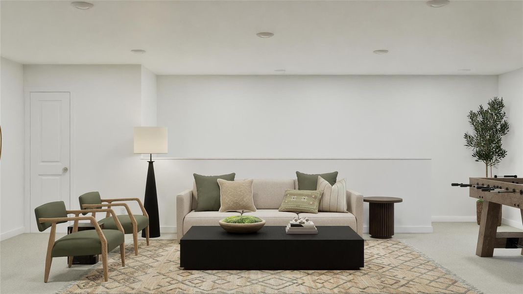 Furnished interior view inside a new home in Waterstone: Classic Collection, Kyle (Image 35).