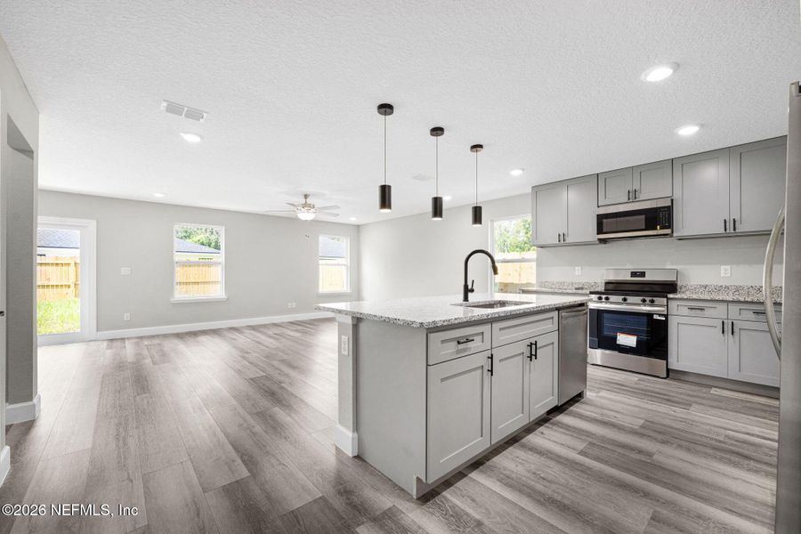 Furnished interior view inside a new home in , Jacksonville (Image 10).
