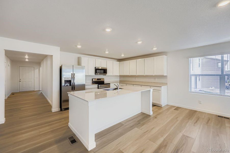 Furnished interior view inside a new home in Percheron: The Camden Collection, Colorado Springs (Image 7).