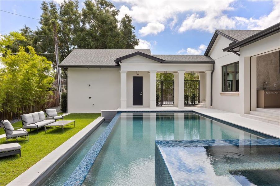 Exterior details and patio area of a home in , Winter Park (Image 44).