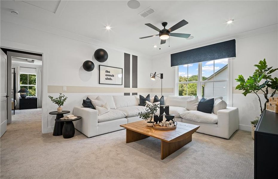 Furnished interior view inside a new home in , Cumming (Image 16).