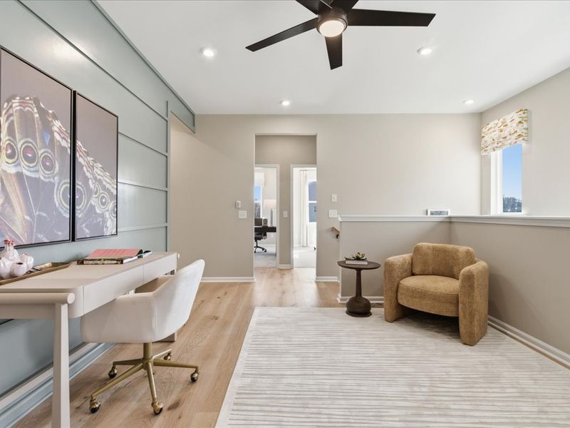 Representative furnished interior of a home built from the Fisher by Tri Pointe Homes in Ellis Townes, Charlotte (Image 15). Representative furnished interior of a home built from the Fisher by Tri Pointe Homes in Ellis Townes, Charlotte (Image 15).