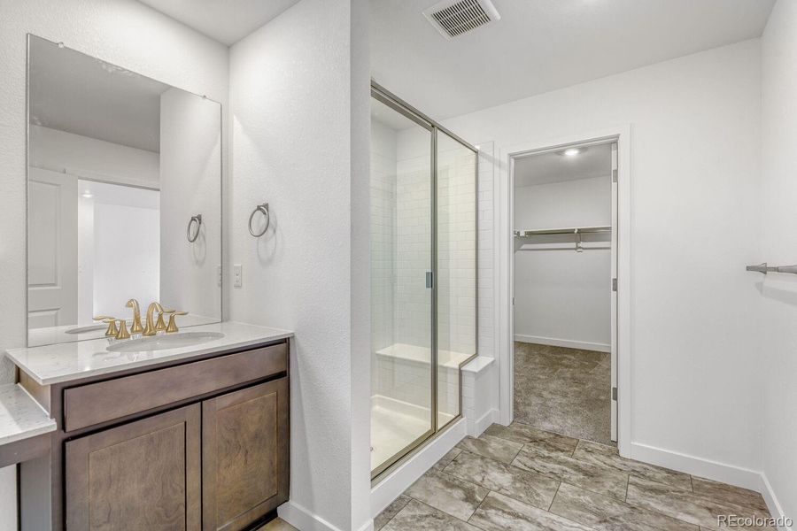 Furnished interior view inside a new home in Newlin Crossing, Parker (Image 6).