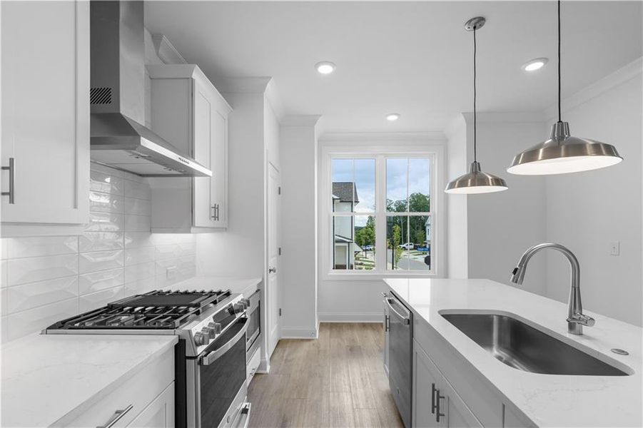 Furnished interior view inside a new home in Millcroft Townhomes, Buford (Image 12).