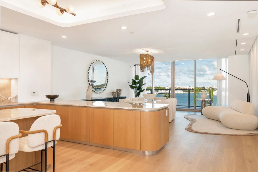 Water View from Kitchen/Dining Water View from Kitchen/Dining