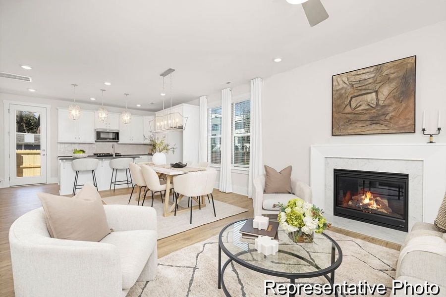 Furnished interior view inside a new home in Colvin Park, Rock Hill (Image 10). Furnished interior view inside a new home in Colvin Park, Rock Hill (Image 10).