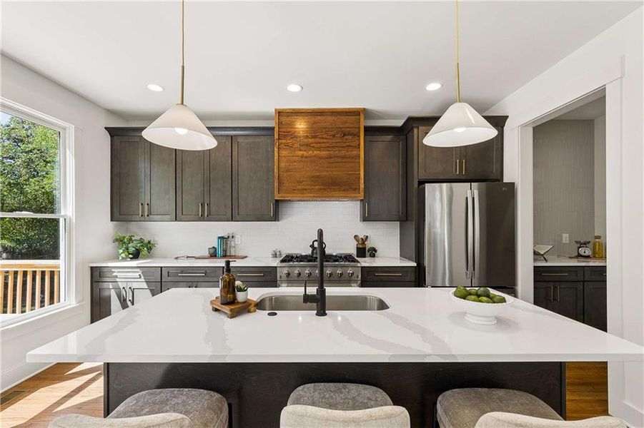 Furnished interior view inside a new home in , Atlanta (Image 17). Furnished interior view inside a new home in , Atlanta (Image 17).