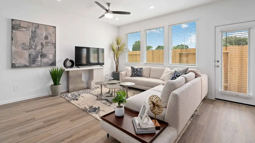 Furnished interior view inside a new home in Alaia Crossing, Houston (Image 5).