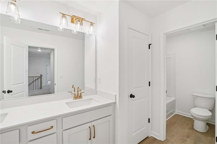 Furnished interior view inside a new home in Arbors at Richland Creek, Buford (Image 4).
