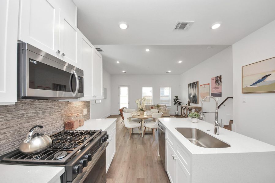 Furnished interior view inside a new home in Carver Landing, Houston (Image 7).