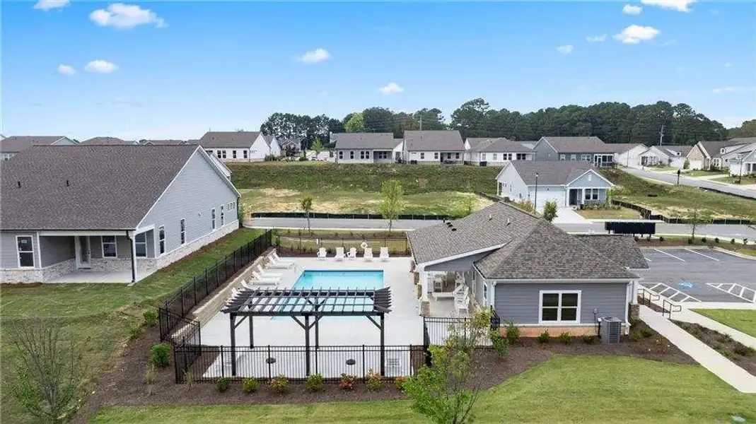 Exterior details and patio area of a home in Kelly Preserve, Loganville (Image 17). Exterior details and patio area of a home in Kelly Preserve, Loganville (Image 17).