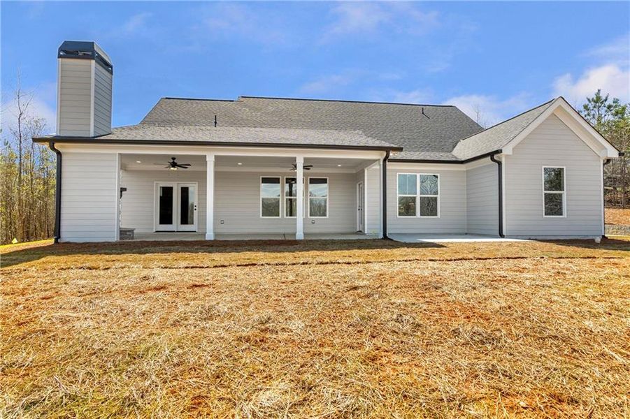 Exterior details and patio area of a home in , Pendergrass (Image 26).