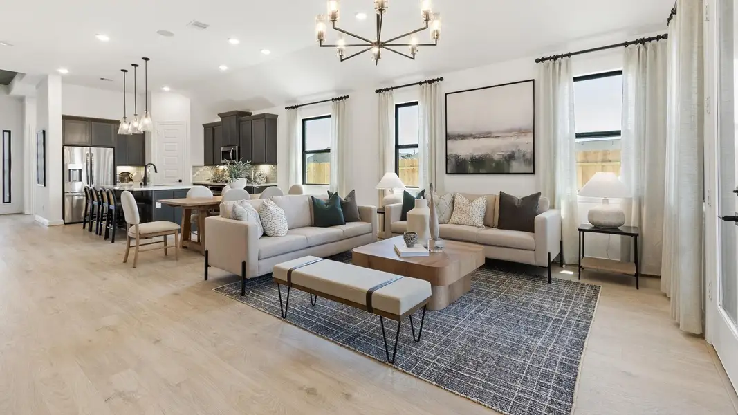 Model home photos of similar floorplans, not pictures of actual home.