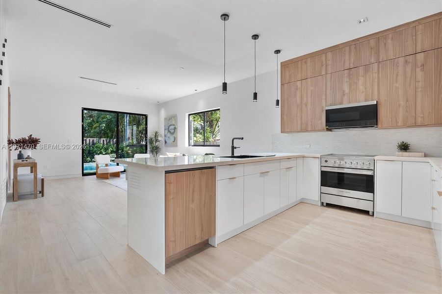 Furnished interior view inside a new home in , Miami (Image 12). Furnished interior view inside a new home in , Miami (Image 12).