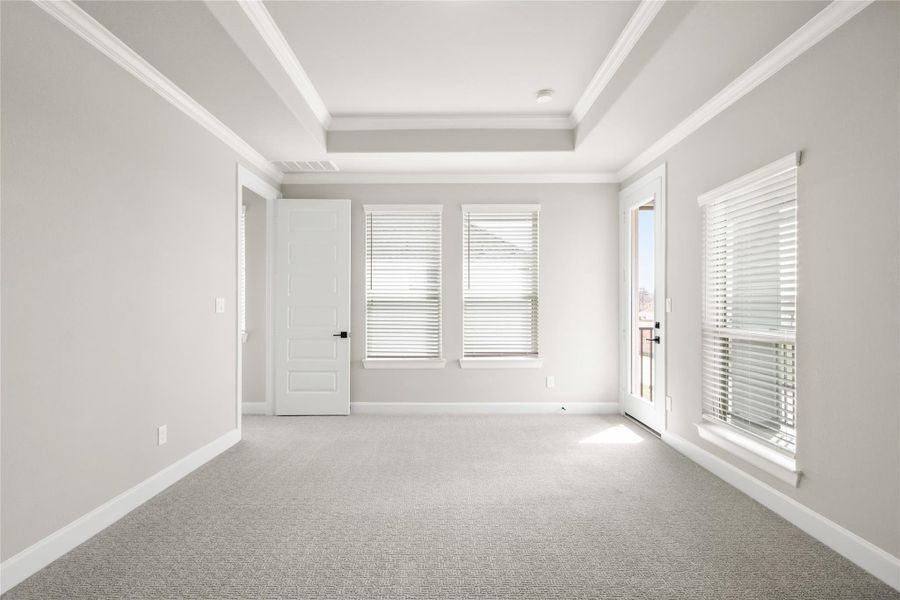 Spacious owner's suite
