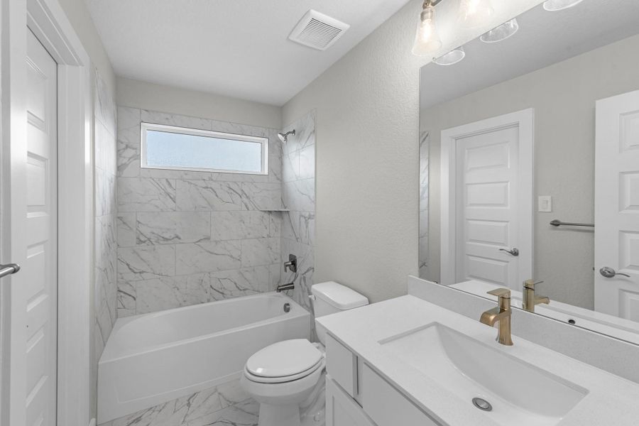 Furnished interior view inside a new home in Morton Creek Ranch, Katy (Image 8).
