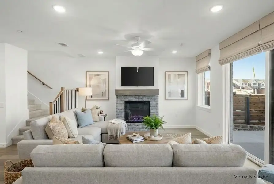 Furnished interior view inside a new home in Wildridge, Oak Point (Image 4).