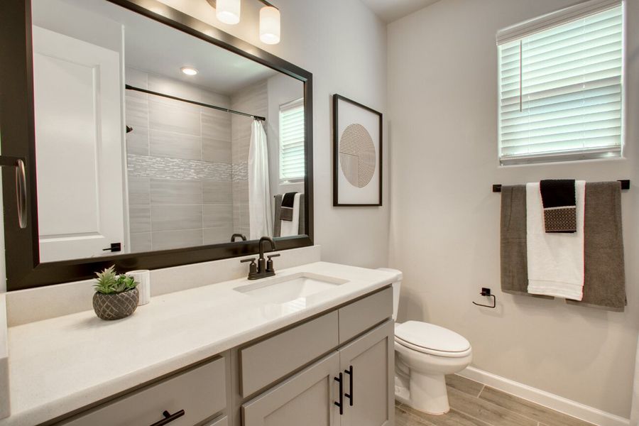 Representative furnished interior of a home built from the Sage by Hakes Brothers in Hillside Park, El Paso (Image 38).