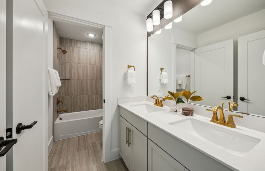 Furnished interior view inside a new home in Rosemary Fields, Godley (Image 21).