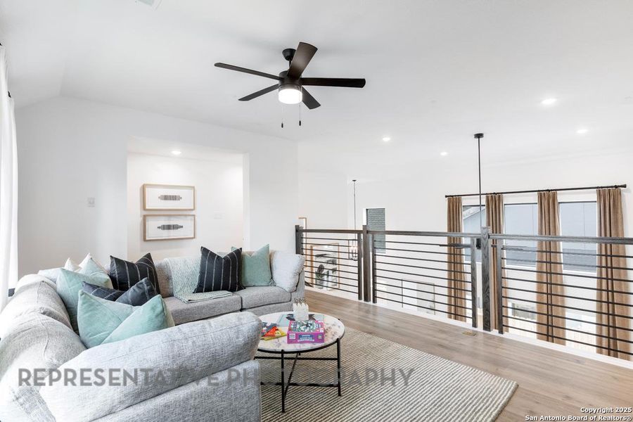 Furnished interior view inside a new home in Davis Ranch: 45ft. lots, San Antonio (Image 29).