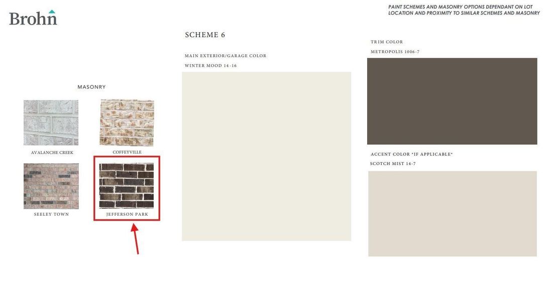 Sample of building materials used in homes in Azalea, Pattison (Image 12).