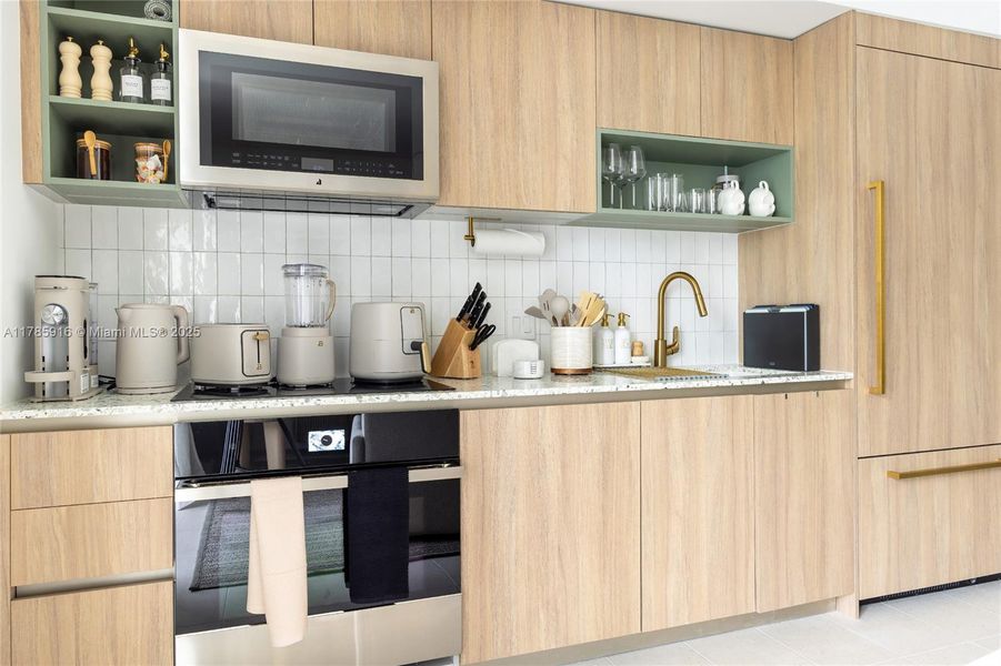 Furnished interior view inside a new home in , Miami (Image 18). Furnished interior view inside a new home in , Miami (Image 18).