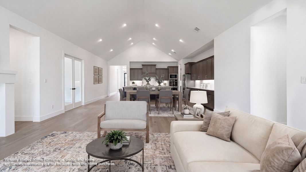 Furnished interior view inside a new home in Terraces, Rockwall (Image 7).
