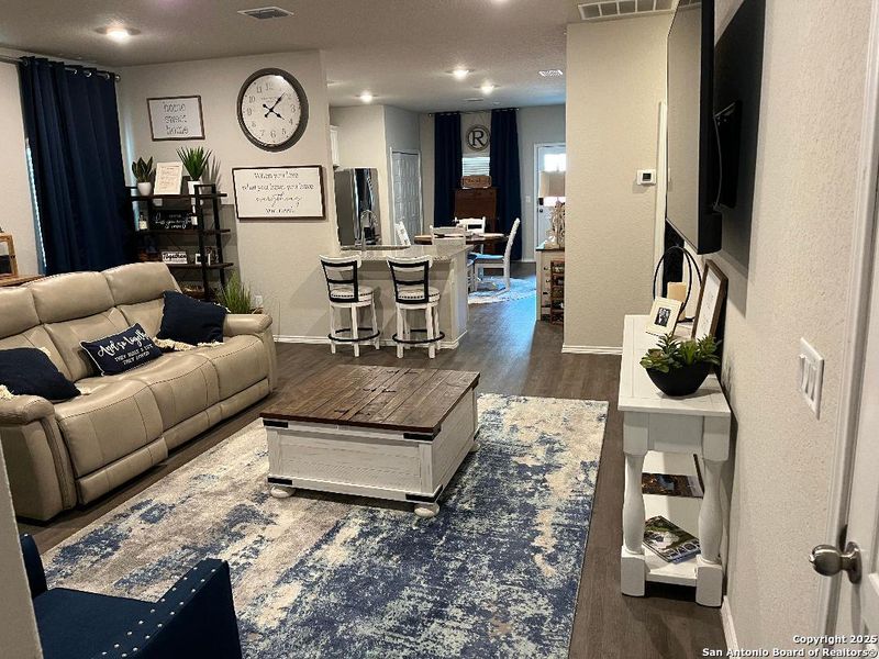 Furnished interior view inside a new home in , San Antonio (Image 19). Furnished interior view inside a new home in , San Antonio (Image 19).