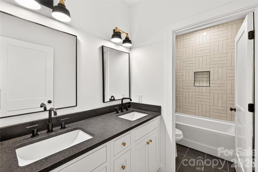 Furnished interior view inside a new home in , Belmont (Image 19).