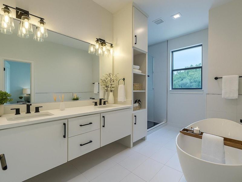 Furnished interior view inside a new home in , Houston (Image 7). Furnished interior view inside a new home in , Houston (Image 7).