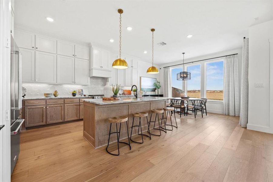 Furnished interior view inside a new home in North Square at Uptown, Celina (Image 15).