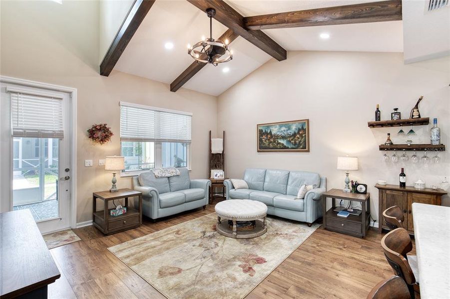 Furnished interior view inside a new home in , Daytona Beach (Image 9).