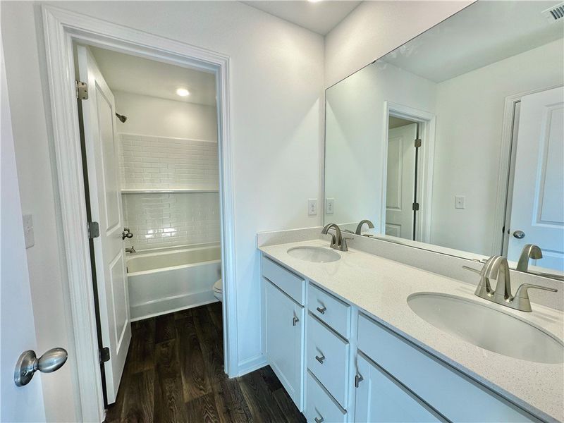 Furnished interior view inside a new home in Champions Village at Cherry Hill, Pendleton (Image 8).