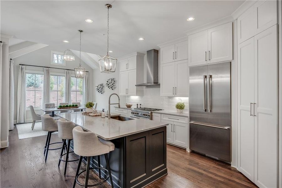 Furnished interior view inside a new home in Laurel View, Suwanee (Image 43).