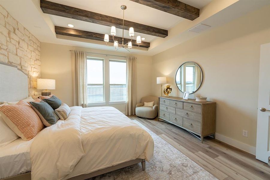 Furnished interior view inside a new home in , Little Elm (Image 13).