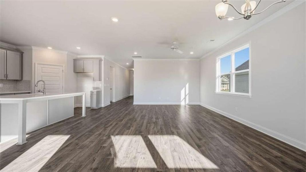 Spacious, unfurnished interior of a new home in Oak Ridge Meadows - Active Adult, Locust Grove (Image 20). Spacious, unfurnished interior of a new home in Oak Ridge Meadows - Active Adult, Locust Grove (Image 20).