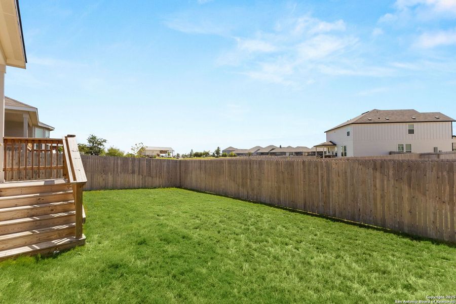 Front exterior of a new home in Lily Springs, Seguin, TX, highlighting curb appeal (Image 1).