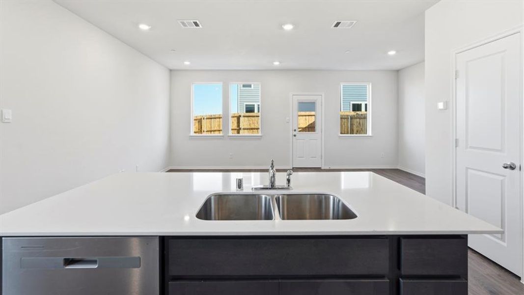 Close-up of interior finishes inside a home in Arbor Trails South, Princeton (Image 12).