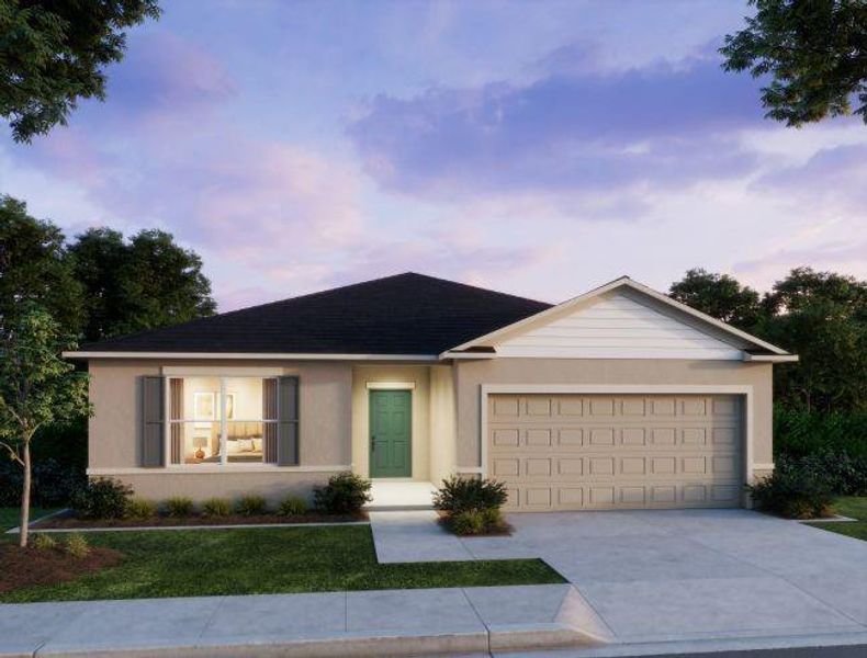 Artist Rendering at Dusk