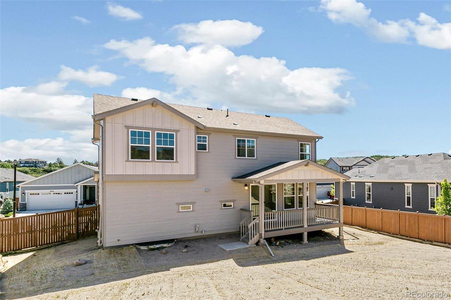 Exterior details and patio area of a home in Terrain Oak Valley, Castle Rock (Image 3).