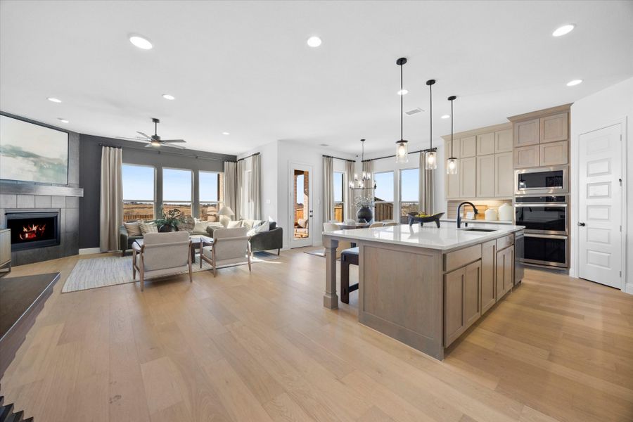 Furnished interior view inside a new home in Brookshire at Legacy Hills, Celina (Image 12).