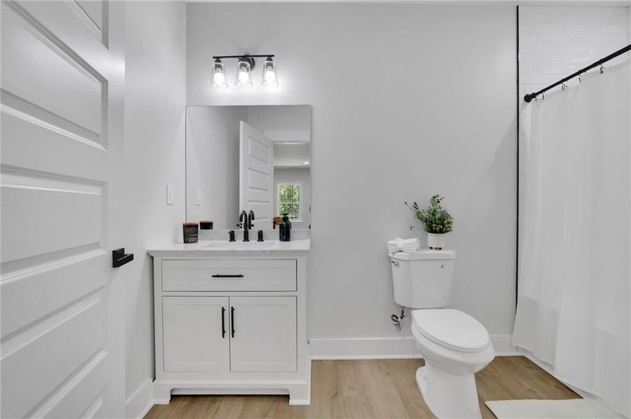 Furnished interior view inside a new home in , Monroe (Image 58).