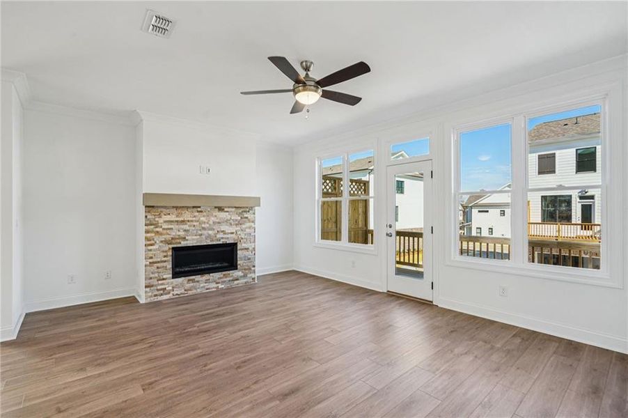 Spacious, unfurnished interior of a new home in , Buford (Image 17). Spacious, unfurnished interior of a new home in , Buford (Image 17).