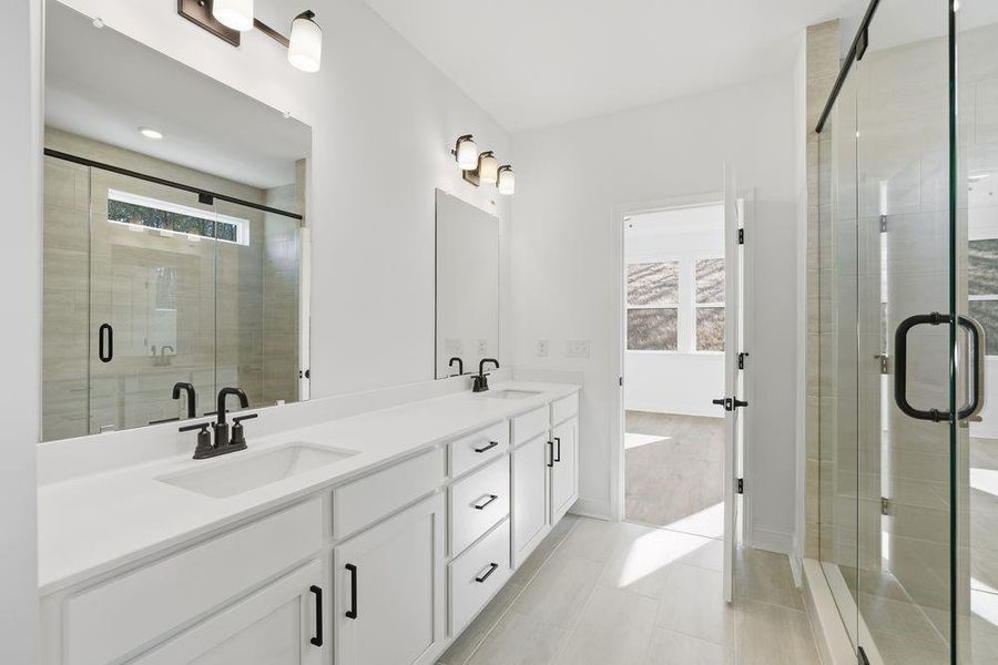 Furnished interior view inside a new home in Reserve at Hickory Walk, Kennesaw (Image 15).