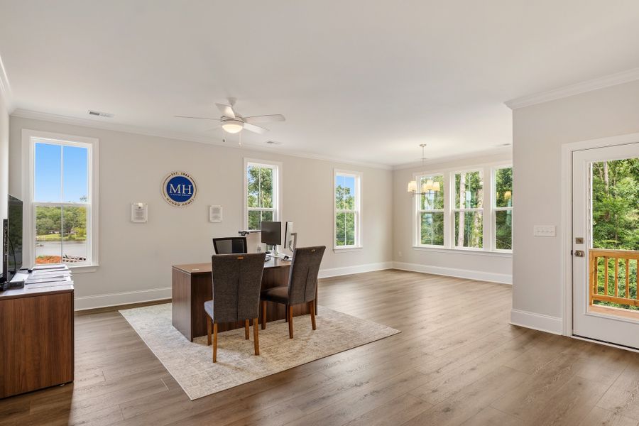 Furnished interior view inside a new home in Lakeside Saluda, Greenville (Image 9).