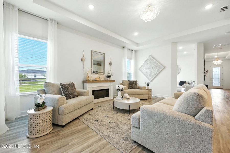 Furnished interior view inside a new home in Reverie at TrailMark, St. Augustine (Image 32). Furnished interior view inside a new home in Reverie at TrailMark, St. Augustine (Image 32).