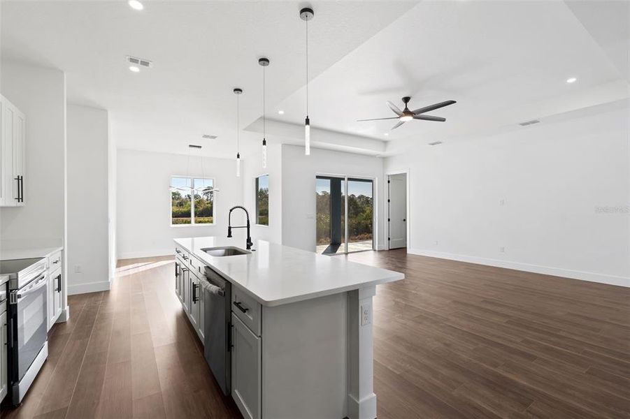 Furnished interior view inside a new home in , Placida (Image 5).