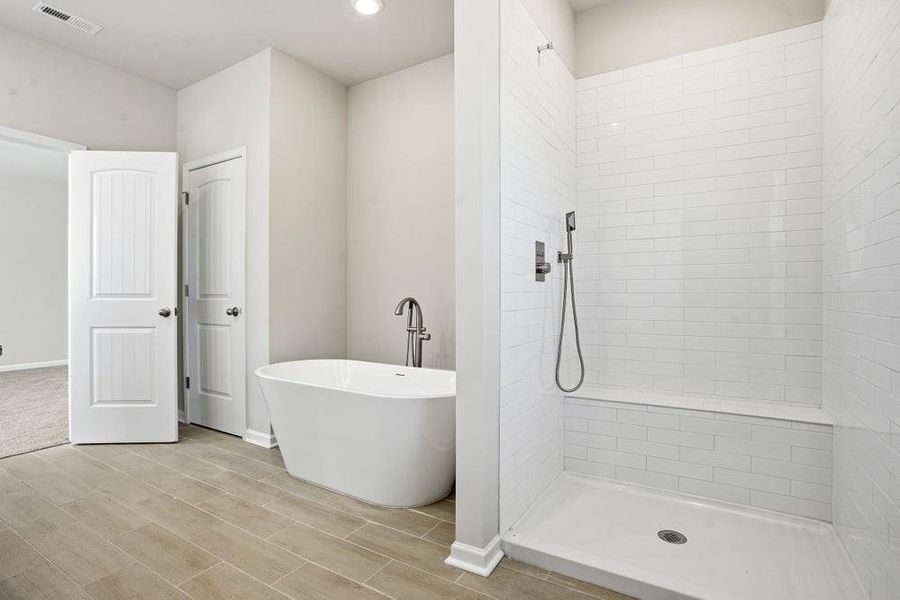 Furnished interior view inside a new home in The Woodlands Preserve, Jackson (Image 9). Furnished interior view inside a new home in The Woodlands Preserve, Jackson (Image 9).