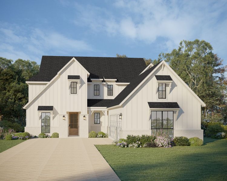 Plan 1643 Elevation E