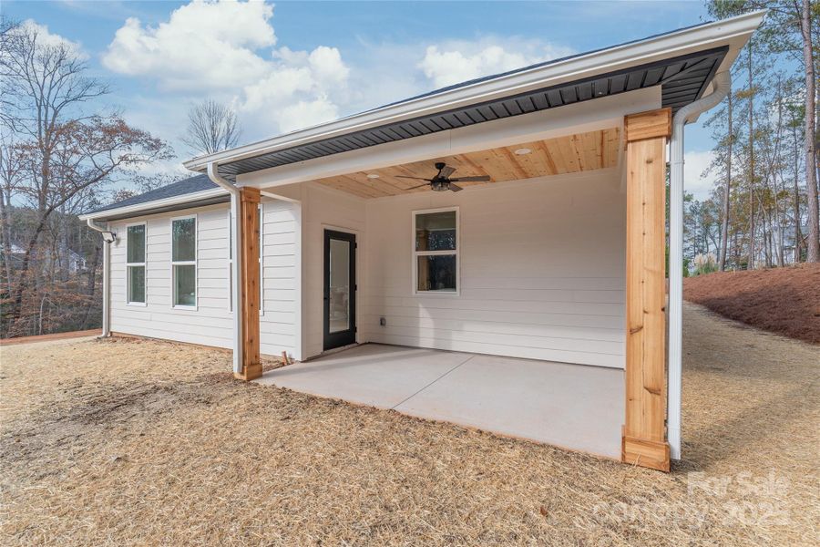 Exterior details and patio area of a home in , Lincolnton (Image 26).